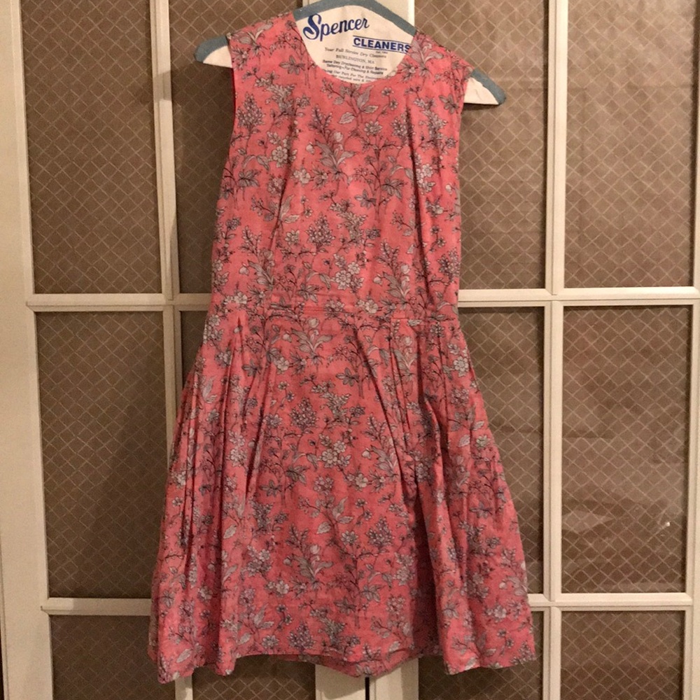 Pink floral spring dress - Gap